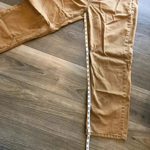 Levi’s 541 Athletic Taper Fit 5 Pocket Twill Tan Khaki Pant Size 40 - Picture 5 of 13